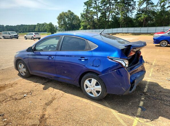 3KPC24A39KE076026 2019 HYUNDAI ACCENT Blue Rear left