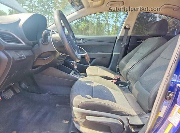 3KPC24A39KE076026 2019 HYUNDAI ACCENT Blue Front interior view