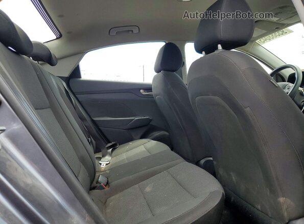 3KPC24A3XKE071384 2019 HYUNDAI ACCENT Gray Vista de los asientos traseros