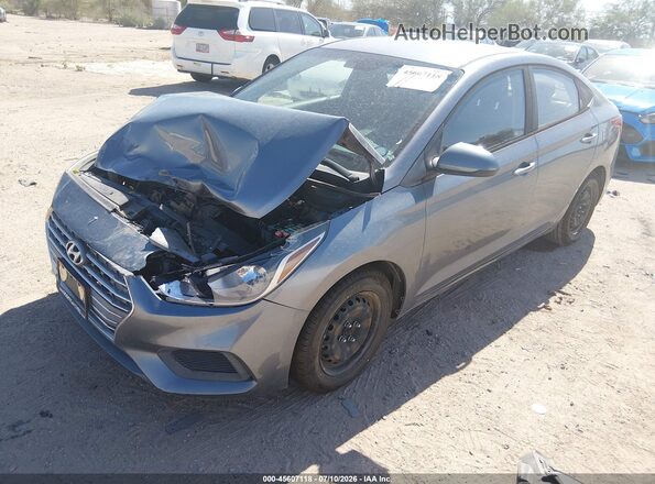 3KPC24A3XKE071840 2019 HYUNDAI ACCENT Серый Передняя левая четверть