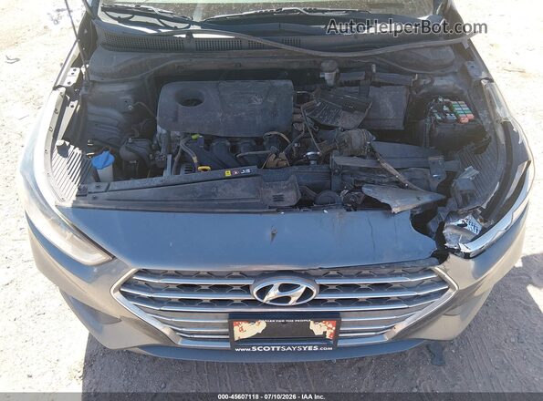 3KPC24A3XKE071840 2019 HYUNDAI ACCENT Серый Вид сзади