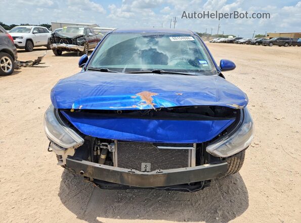 3KPC24A3XKE085818 2019 HYUNDAI ACCENT Синий Вид спереди