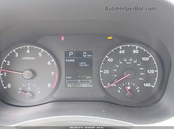 3KPC24A60LE099643 2020 HYUNDAI ACCENT White Հետևի նստատեղերի տեսք