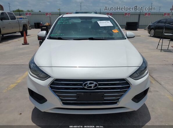3KPC24A60LE099643 2020 HYUNDAI ACCENT White Սալոնի հետևի տեսք