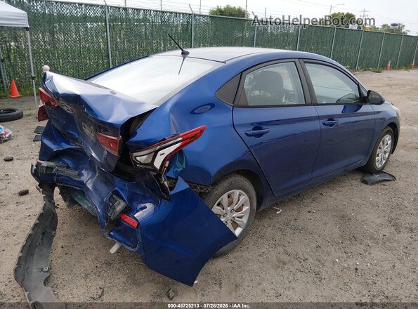 3KPC24A60LE110544 2020 HYUNDAI ACCENT Blue Задня права чверть