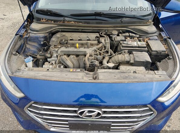 3KPC24A60LE110544 2020 HYUNDAI ACCENT Blue Вид ззаду