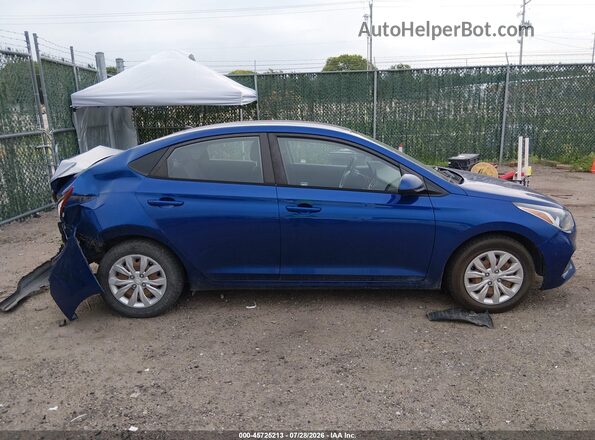 3KPC24A60LE110544 2020 HYUNDAI ACCENT Blue Вид задньої частини салону