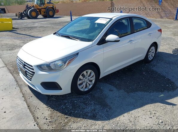 3KPC24A60LE118451 2020 HYUNDAI ACCENT White Vista tres cuartos delantera izquierda