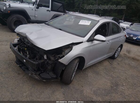 3KPC24A60ME129841 2021 HYUNDAI ACCENT Silver Передня ліва чверть