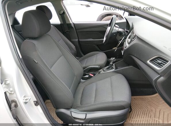 3KPC24A60ME129841 2021 HYUNDAI ACCENT Silver Вид салону спереду