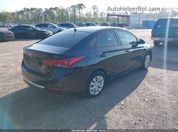3KPC24A60ME146333 2021 HYUNDAI ACCENT Черный Задняя правая четверть