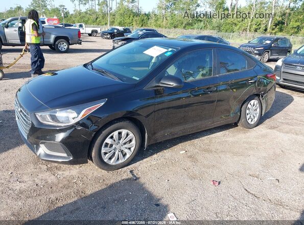 3KPC24A60ME146333 2021 HYUNDAI ACCENT Черный Передняя левая четверть