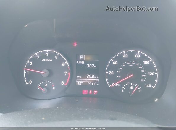 3KPC24A60ME146333 2021 HYUNDAI ACCENT Черный Вид задних сидений