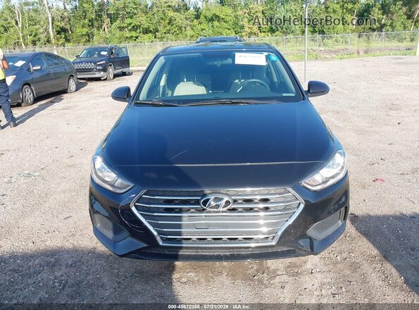 3KPC24A60ME146333 2021 HYUNDAI ACCENT Черный Вид щитка приборов