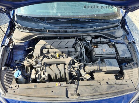 3KPC24A60NE174375 2022 HYUNDAI ACCENT Blue Вид задньої частини салону