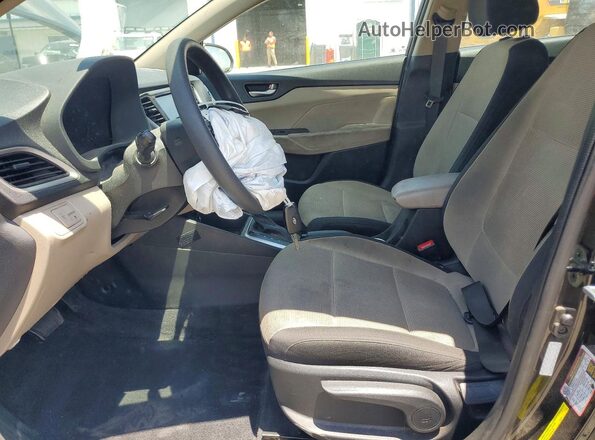 3KPC24A60NE175672 2022 HYUNDAI ACCENT Black Vista interior delantera