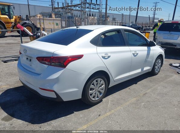 3KPC24A61LE107507 2020 HYUNDAI ACCENT White Հետևի աջ