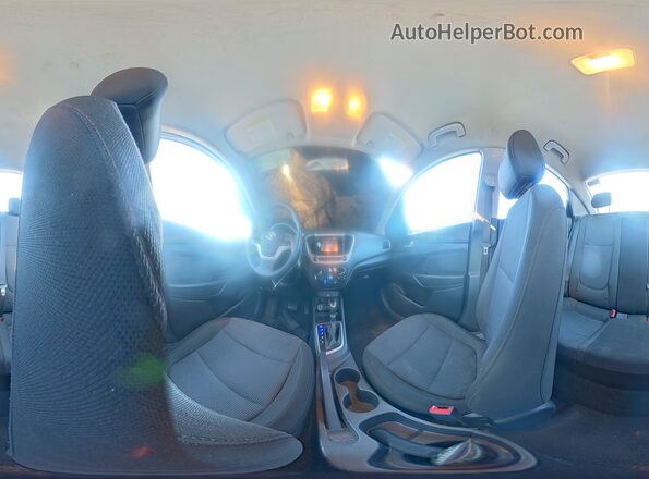 3KPC24A61LE122461 2020 HYUNDAI ACCENT Gray VIN კოდის სტიკერის ხედი