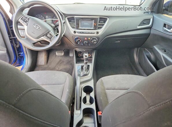 3KPC24A61ME128925 2021 HYUNDAI ACCENT Blue Առջևի վահանակի տեսք