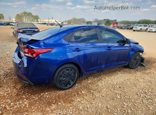 3KPC24A61ME128925 2021 HYUNDAI ACCENT Blue Հետևի աջ