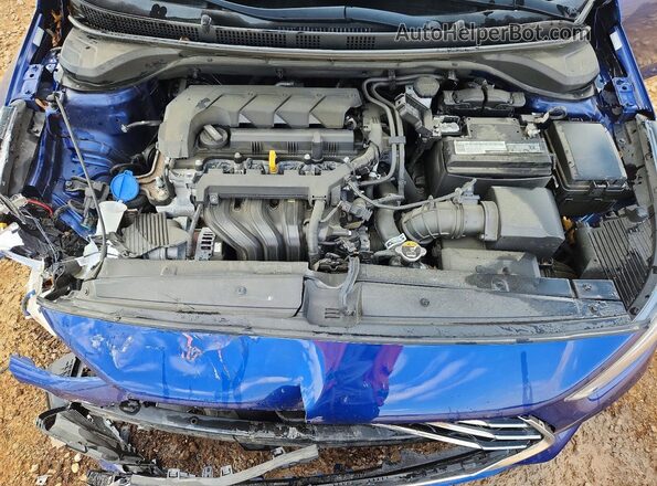 3KPC24A61ME128925 2021 HYUNDAI ACCENT Blue Սալոնի հետևի տեսք