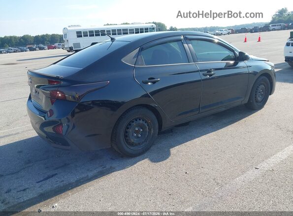 3KPC24A61ME134160 2021 HYUNDAI ACCENT Черный Задняя правая четверть