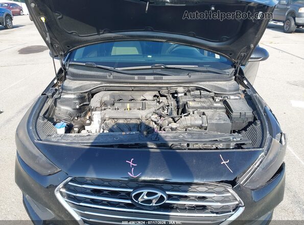 3KPC24A61ME134160 2021 HYUNDAI ACCENT Черный Вид сзади