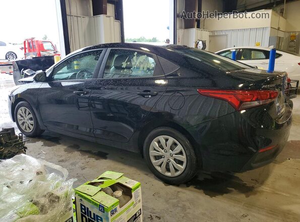 3KPC24A61ME142419 2021 HYUNDAI ACCENT Black Tył lewy