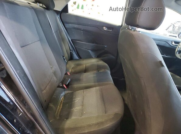3KPC24A61ME142419 2021 HYUNDAI ACCENT Black Widok tylnych siedzeń