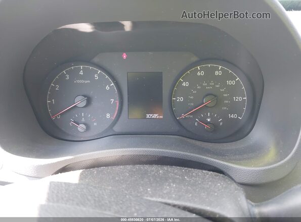 3KPC24A61ME151069 2021 HYUNDAI ACCENT Black Widok tylnych siedzeń