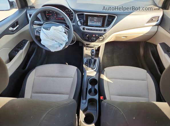 3KPC24A61ME152982 2021 HYUNDAI ACCENT Белый Вид панели приборов