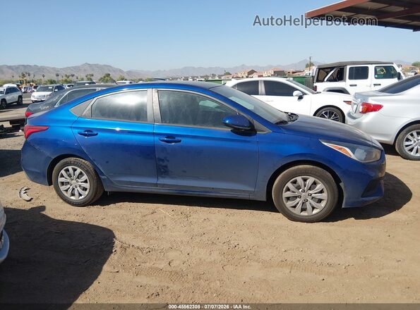 3KPC24A62LE090815 2020 HYUNDAI ACCENT Blue ხელსაწყოთა პანელის ხედი
