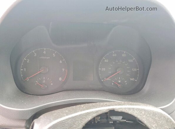 3KPC24A62LE119651 2020 HYUNDAI ACCENT Silver Вид щитка приладів