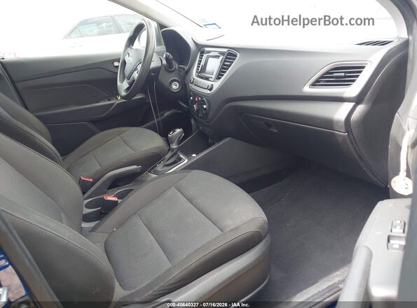 3KPC24A62LE126602 2020 HYUNDAI ACCENT Blue Вид салону спереду