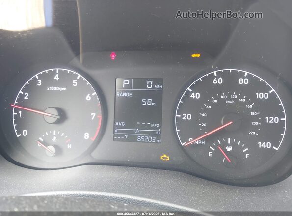 3KPC24A62LE126602 2020 HYUNDAI ACCENT Blue Вид задніх сидінь