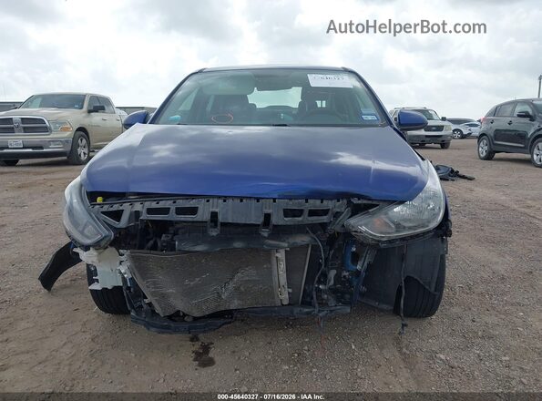 3KPC24A62LE126602 2020 HYUNDAI ACCENT Blue Вид задньої частини салону