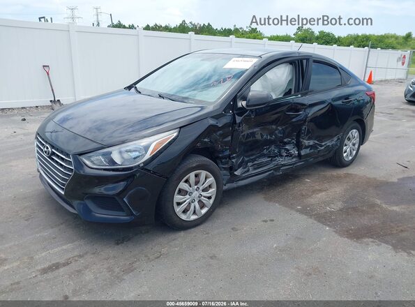3KPC24A62ME130635 2021 HYUNDAI ACCENT Black Przód lewy