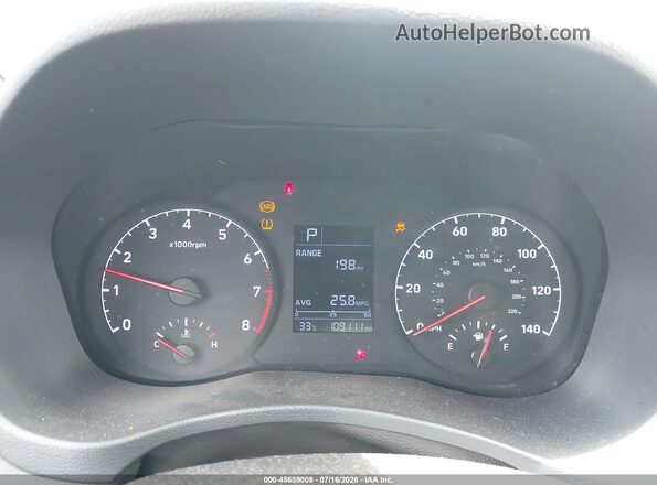 3KPC24A62ME130635 2021 HYUNDAI ACCENT Black Widok tylnych siedzeń