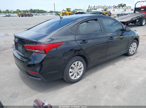 3KPC24A62ME130635 2021 HYUNDAI ACCENT Black Tył prawy