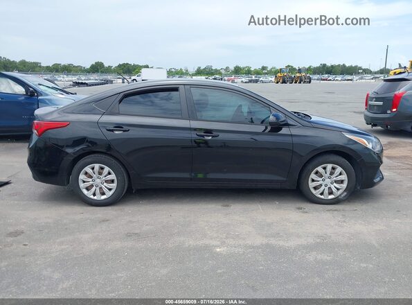 3KPC24A62ME130635 2021 HYUNDAI ACCENT Black Widok wnętrza z tyłu