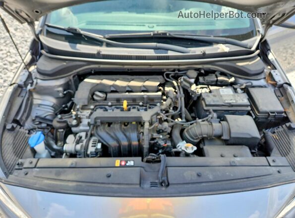 3KPC24A62ME135026 2021 HYUNDAI ACCENT Silver Widok wnętrza z tyłu