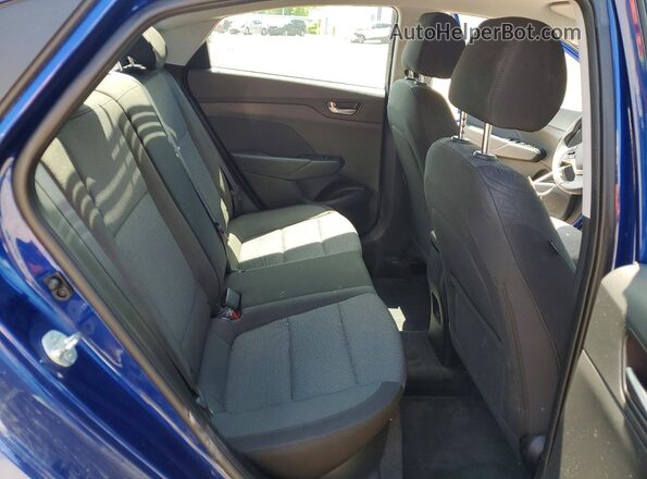 3KPC24A62ME139559 2021 HYUNDAI ACCENT Blue Widok tylnych siedzeń