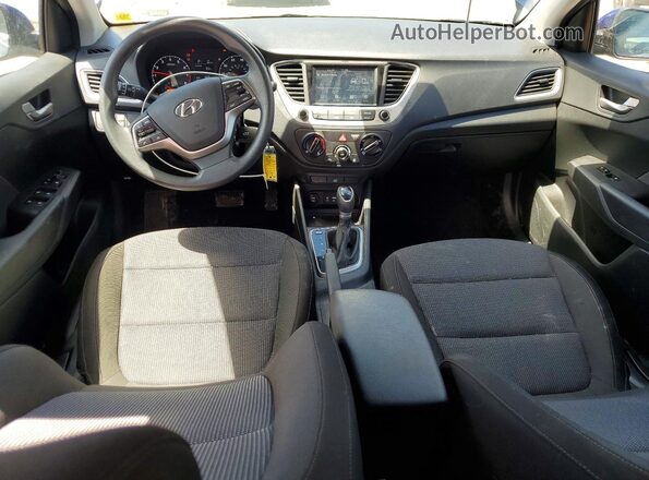 3KPC24A62ME139559 2021 HYUNDAI ACCENT Blue Widok deski rozdzielczej