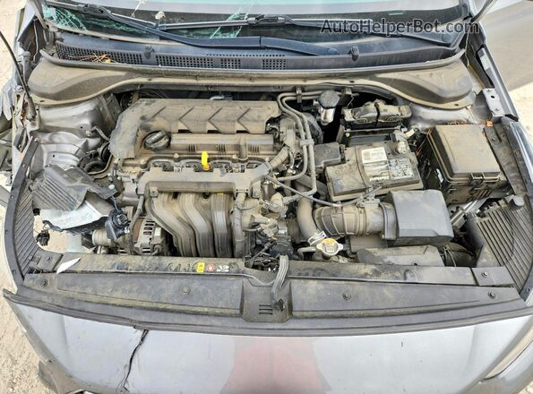 3KPC24A62ME143949 2021 HYUNDAI ACCENT Gray Widok wnętrza z tyłu
