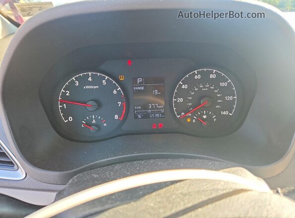 3KPC24A62NE166083 2022 HYUNDAI ACCENT Red Instrument cluster view