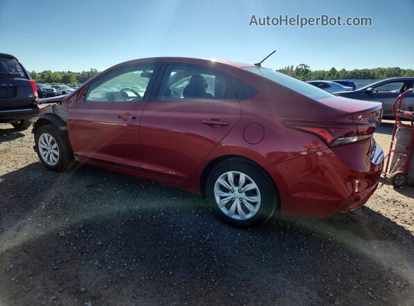 3KPC24A62NE166083 2022 HYUNDAI ACCENT Red Rear left