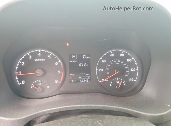 3KPC24A62NE183157 2022 HYUNDAI ACCENT Black Widok zestawu wskaźników