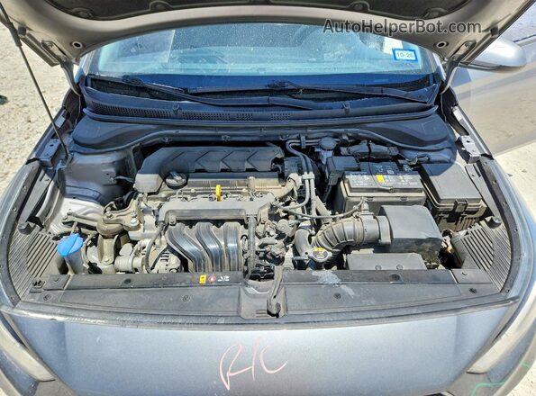 3KPC24A62NE186236 2022 HYUNDAI ACCENT Серебряный Вид задней части салона