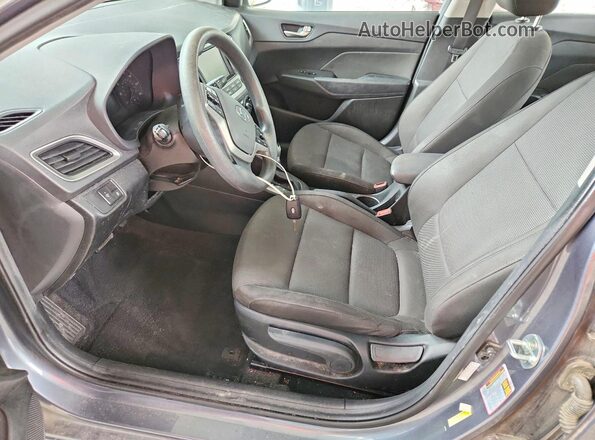 3KPC24A63LE108237 2020 HYUNDAI ACCENT Gray წინა სალონის ხედი