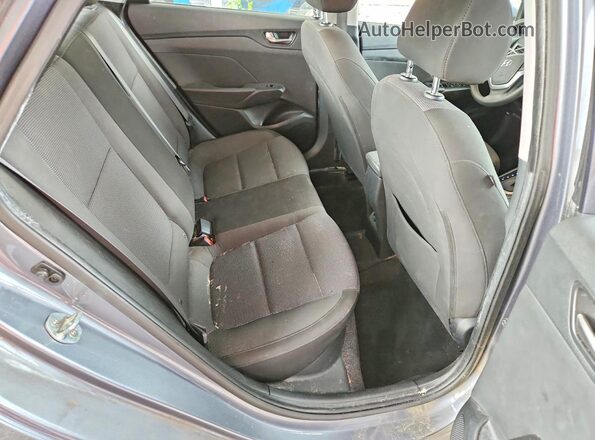 3KPC24A63LE108237 2020 HYUNDAI ACCENT Gray უკანა სავარძლების ხედი